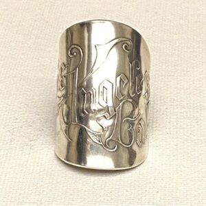 Los Angeles Custom Made Statement Silver Ring Unisex